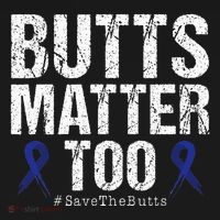 Butts Matter Too Save The Butts Colon Cancer Awareness Women's Hoodie thumb 2