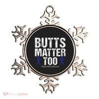 Butts Matter Too Save The Butts Colon Cancer Awareness Ornament thumb 0