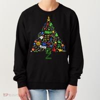 Broadway Musical Theatre Christmas Tree Women's Sweatshirt thumb 0