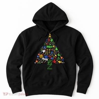 Broadway Musical Theatre Christmas Tree Hoodie