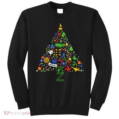 Broadway Musical Theatre Christmas Tree Sweatshirt