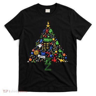 Broadway Musical Theatre Christmas Tree T-Shirt