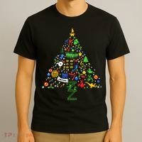 Broadway Musical Theatre Christmas Tree T-Shirt thumb 3
