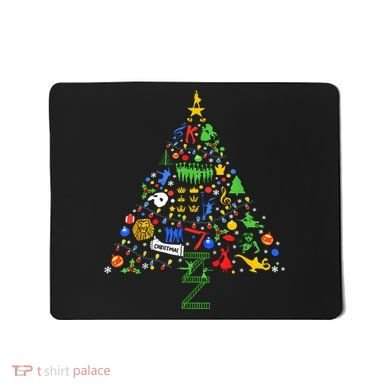 Broadway Musical Theatre Christmas Tree Mousepad