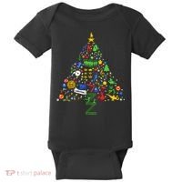 Broadway Musical Theatre Christmas Tree Baby Bodysuit thumb 0