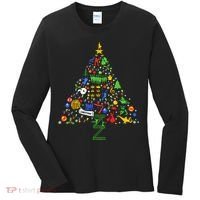 Broadway Musical Theatre Christmas Tree Women's Long Sleeve Shirt thumb 0