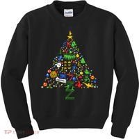 Broadway Musical Theatre Christmas Tree Kids Sweatshirt thumb 0