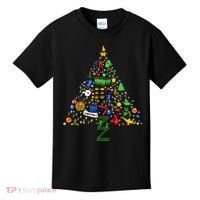 Broadway Musical Theatre Christmas Tree Kids T-Shirt thumb 0