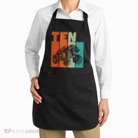 Birthday Monster Truck Retro 10 Year Old Bday Apron thumb 2