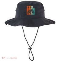 Birthday Monster Truck Retro 10 Year Old Bday Bucket Hat thumb 0