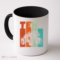 Birthday Monster Truck Retro 10 Year Old Bday Coffee Mug thumb 0