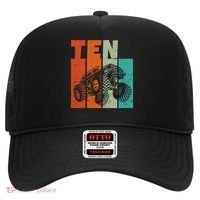 Birthday Monster Truck Retro 10 Year Old Bday Hat thumb 0