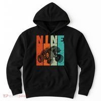 Birthday Monster Truck Retro 9 Year Old Bday Hoodie thumb 0