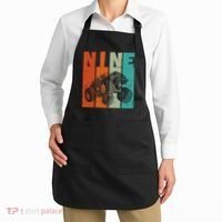 Birthday Monster Truck Retro 9 Year Old Bday Apron thumb 2