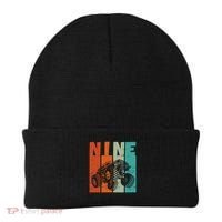 Birthday Monster Truck Retro 9 Year Old Bday Beanie thumb 0