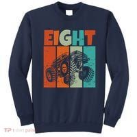 Birthday Monster Truck Retro 8 Year Old Bday Sweatshirt thumb 0