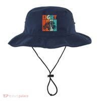 Birthday Monster Truck Retro 8 Year Old Bday Bucket Hat thumb 0