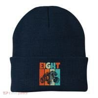Birthday Monster Truck Retro 8 Year Old Bday Beanie thumb 0