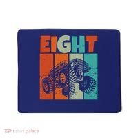 Birthday Monster Truck Retro 8 Year Old Bday Mousepad thumb 0