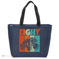 Birthday Monster Truck Retro 8 Year Old Bday Tote Bag thumb 0