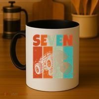 Birthday Monster Truck Retro 7 Year Old Bday Coffee Mug thumb 4