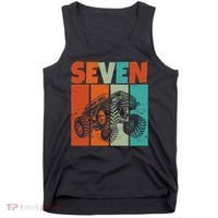 Birthday Monster Truck Retro 7 Year Old Bday Tank Top thumb 0