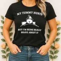 Bear My Tummy Hurts But IM Being Really Brave About It Women's T-Shirt thumb 2