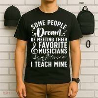 Best Music Teacher For Men Women Musician Band Piano Teacher T-Shirt thumb 6