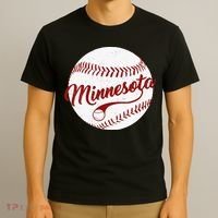 Baseball Minnesota Team Love Twin City National Pastime Men T-Shirt thumb 3