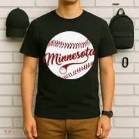 Baseball Minnesota Team Love Twin City National Pastime Men T-Shirt thumb 6