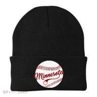 Baseball Minnesota Team Love Twin City National Pastime Men Beanie thumb 0