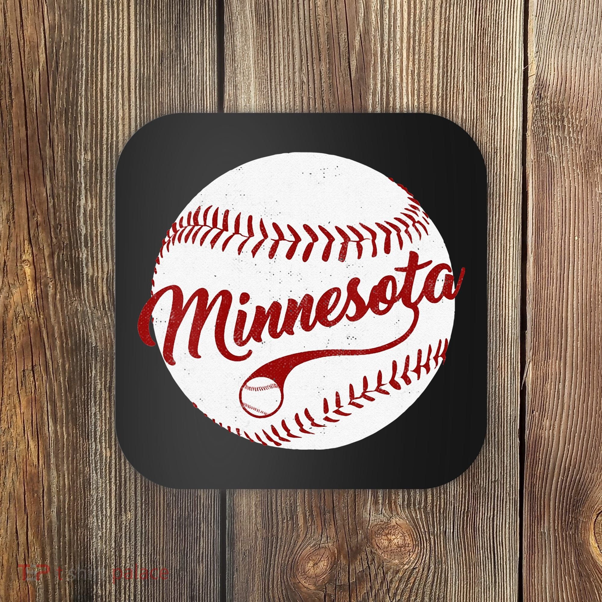 Baseball Minnesota Team Love Twin City National Pastime Men Coaster