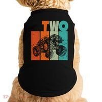 Birthday Monster Truck Retro 2 Year Old Bday Doggie Tank thumb 0