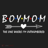 Boy Mom The One Where Im Outnumbered Mama Mom Of Meaningful Gift Golf Towel thumb 3