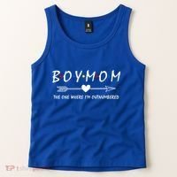 Boy Mom The One Where Im Outnumbered Mama Mom Of Meaningful Gift Tank Top thumb 2