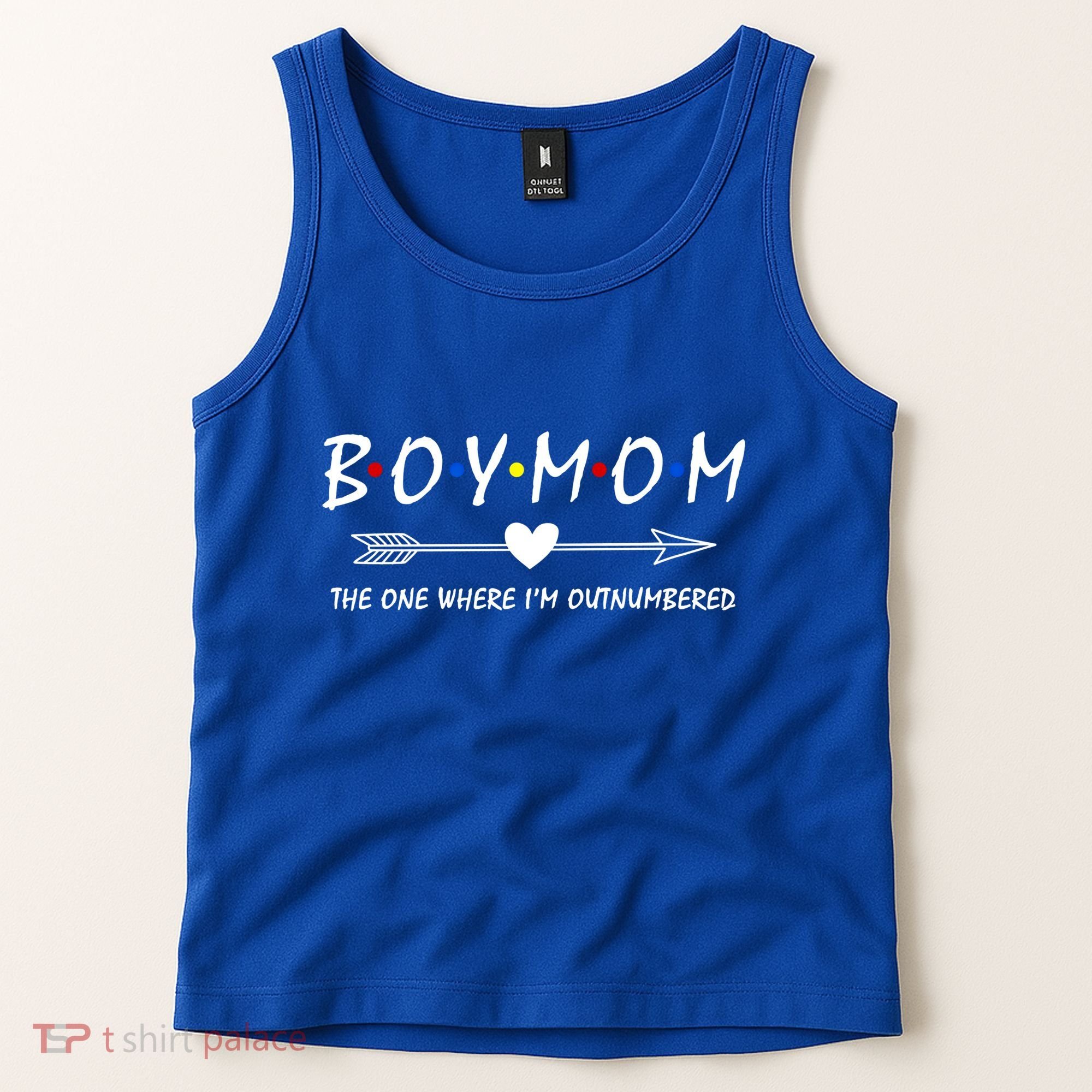Boy Mom The One Where Im Outnumbered Mama Mom Of Meaningful Gift Tank Top