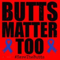 Butts Matter Too Save The Butts Colon Cancer Awareness Santa Hat thumb 1