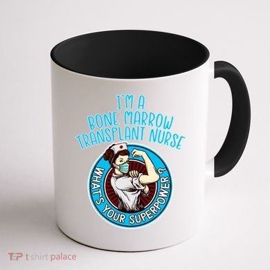 Bone Marrow Transplant Nurse Cute Gift For Women Nursing Apparel Gift Coffee Mug back