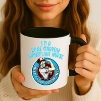 Bone Marrow Transplant Nurse Cute Gift For Women Nursing Apparel Gift Coffee Mug thumb 3