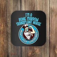 Bone Marrow Transplant Nurse Cute Gift For Women Nursing Apparel Gift Coaster thumb 0