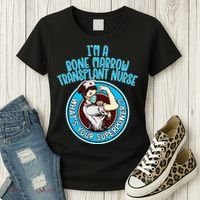Bone Marrow Transplant Nurse Cute Gift For Women Nursing Apparel Gift Women's T-Shirt thumb 3