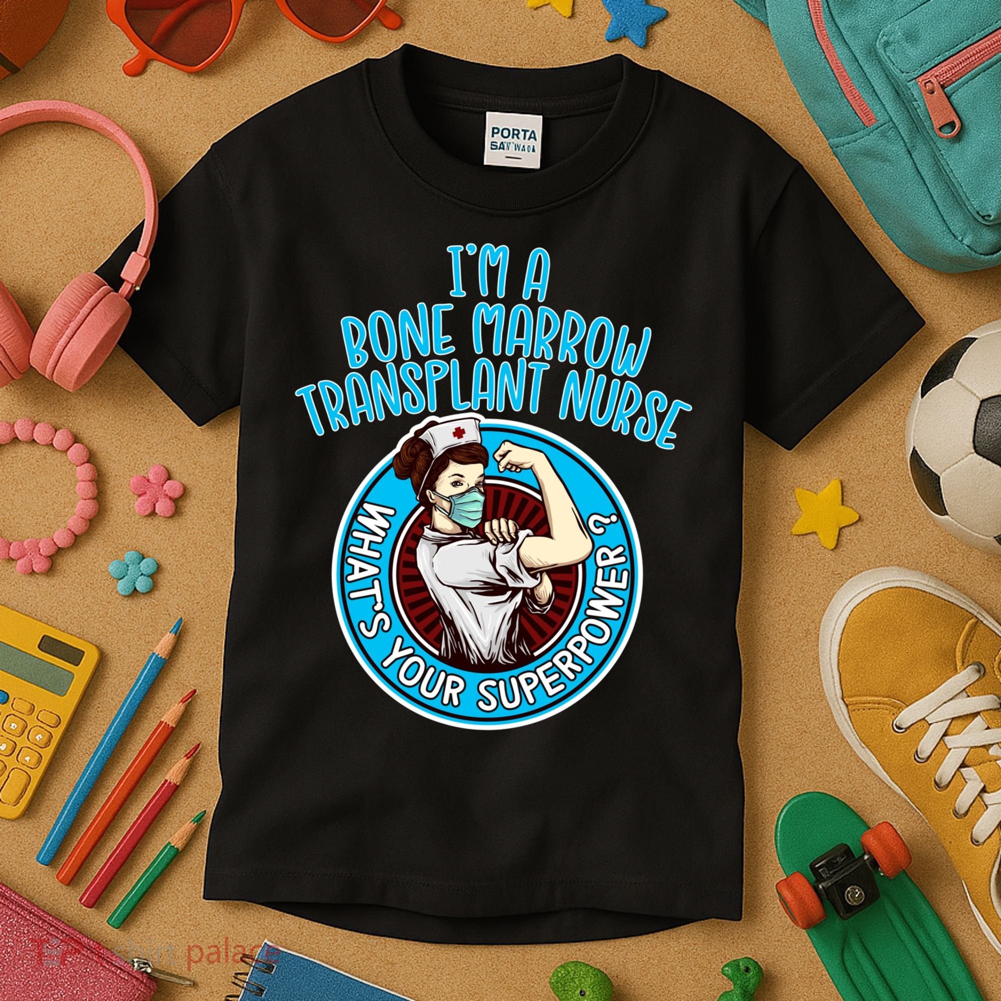 Bone Marrow Transplant Nurse Cute Gift For Women Nursing Apparel Gift Kids T-Shirt