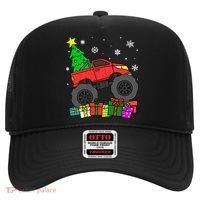 Boy Monster Truck Christmas Tree Snowflakes Hat thumb 0