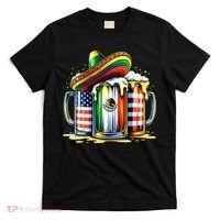 Beer Mexican Usa Flag Cinco De Mayo Drinking Party T-Shirt thumb 0