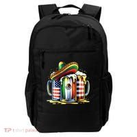 Beer Mexican Usa Flag Cinco De Mayo Drinking Party Backpack thumb 0
