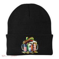 Beer Mexican Usa Flag Cinco De Mayo Drinking Party Beanie thumb 0
