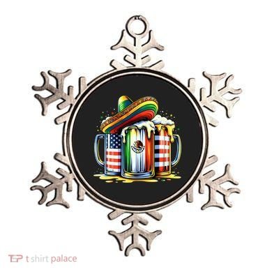 Beer Mexican Usa Flag Cinco De Mayo Drinking Party Ornament