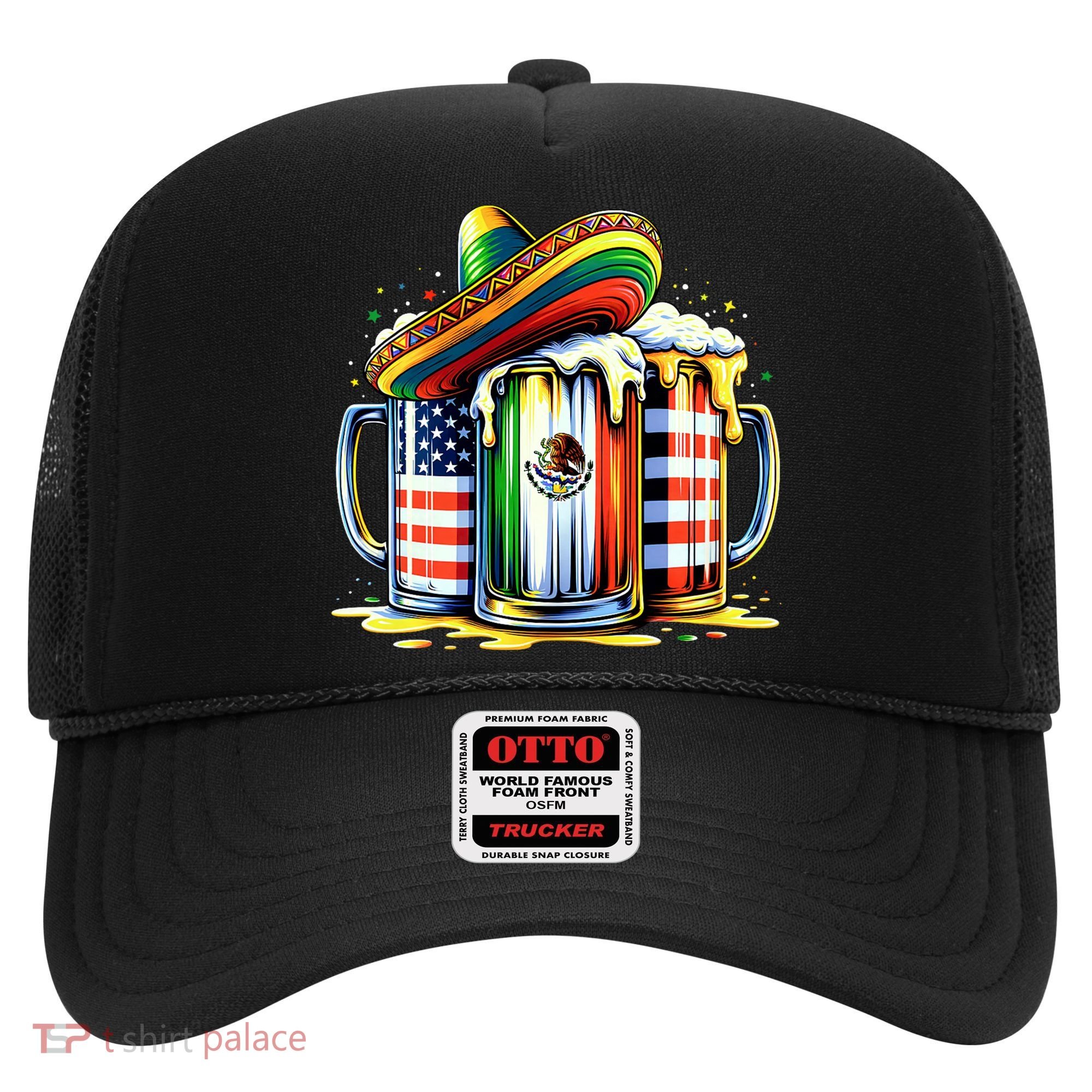 Beer Mexican Usa Flag Cinco De Mayo Drinking Party Hat