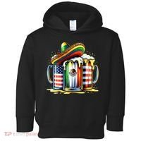 Beer Mexican Usa Flag Cinco De Mayo Drinking Party Toddler Hoodie thumb 0