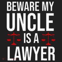 Beware My Uncle Is A Lawyer Women's Sweatshirt thumb 2